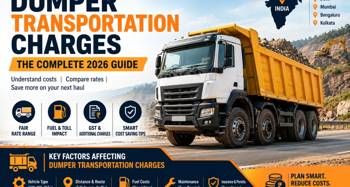 Dumper Transportation Charges