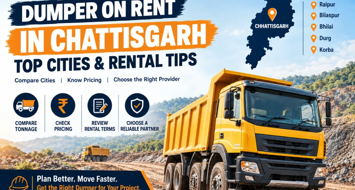 Dumper on Rent in Chhattisgarh
