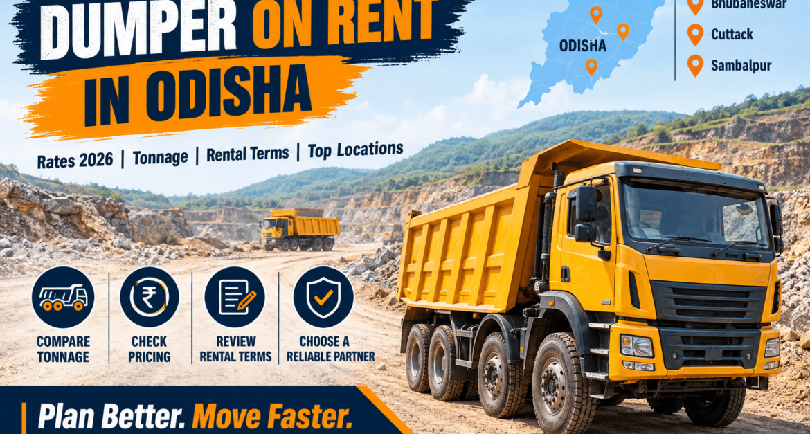 Dumper on Rent in Odisha